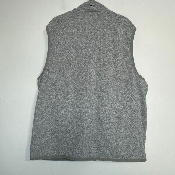 Vineyard Vines Men’s Sweater Fleece Full Zip Vest XXL - Picture 3 of 6